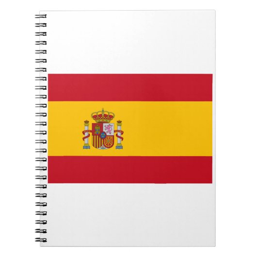 Carnet Drapeau Espagne (Devant)