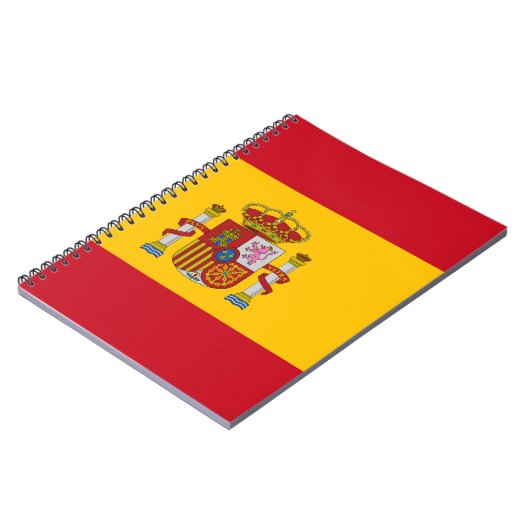 Carnet Drapeau Espagne (Côté gauche)