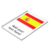 Carnet Drapeau espagnol (Côté gauche)