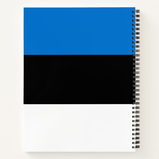 Carnet Drapeau estonien (Dos)