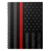 Carnet Drapeau Fighter Distressed Dark (Devant)