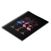 Carnet Drapeau Flamant rose américain pour le 4 juillet (Côté gauche)