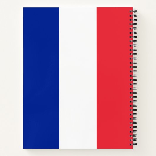 Carnet Drapeau français (Dos)