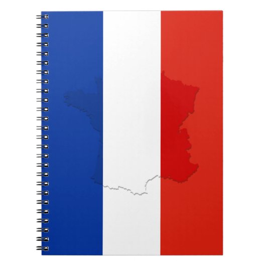 Carnet drapeau français (Devant)