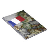 Carnet drapeau français sur la carte (Côté Droit)