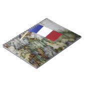 Carnet drapeau français sur la carte (Côté gauche)