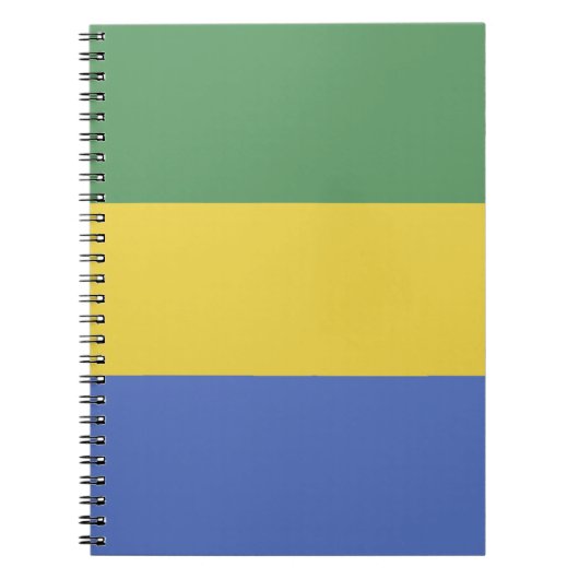 Carnet Drapeau Gabon (Devant)
