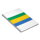 Carnet Drapeau Gabon (Côté Droit)