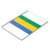 Carnet Drapeau Gabon (Côté gauche)