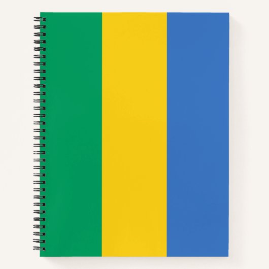 Carnet Drapeau gabonais (Gabon) (Devant)