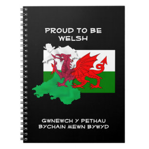 Carnet Drapeau gallois du Pays de Galles