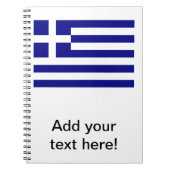 Carnet Drapeau grec (Devant)