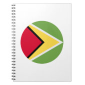 Carnet Drapeau Guyana (Devant)