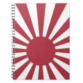 Carnet Drapeau impérial japonais du Soleil Levant, d'Edo (Devant)