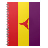 Carnet Drapeau international des brigades (Guerre civile  (Devant)
