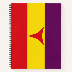 Carnet Drapeau international des brigades (Guerre civile