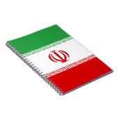 Carnet Drapeau Iran (Côté Droit)