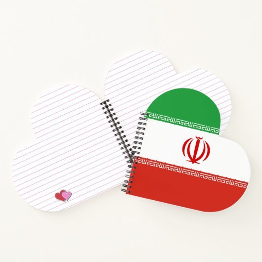 Carnet Drapeau iranien (Intérieur)