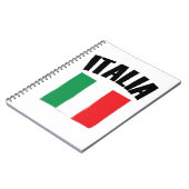 Carnet Drapeau Italie (Côté gauche)
