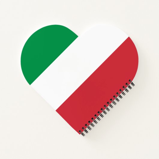 Carnet Drapeau Italie (Dos)