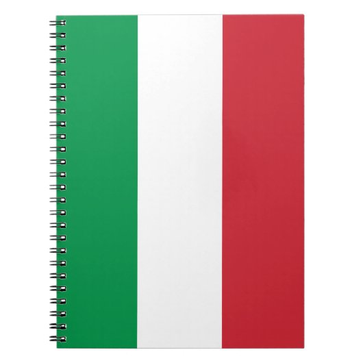Carnet Drapeau Italie (Devant)