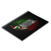 Carnet Drapeau italien (Côté gauche)