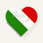 Carnet Drapeau italien (Devant)