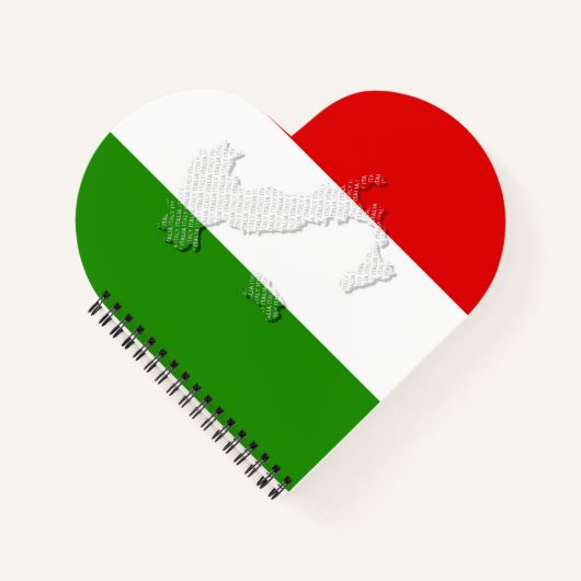 Carnet Drapeau italien (Devant)