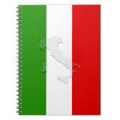 Carnet Drapeau italien (Devant)