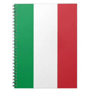 Carnet Drapeau italien, drapeau de l'italie, italie