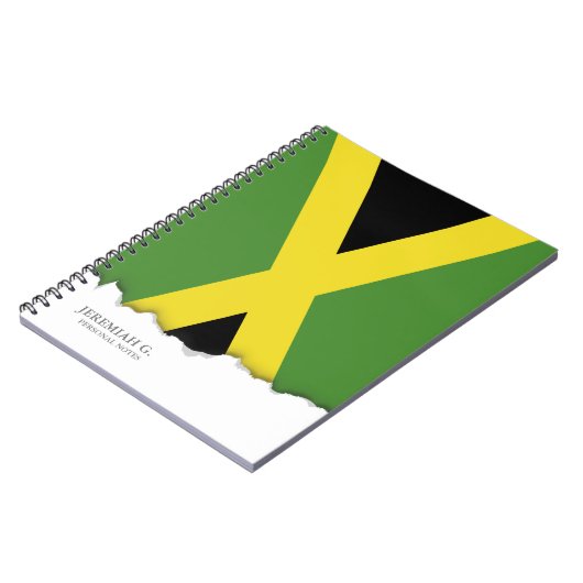 Carnet Drapeau jamaïcain (Côté gauche)