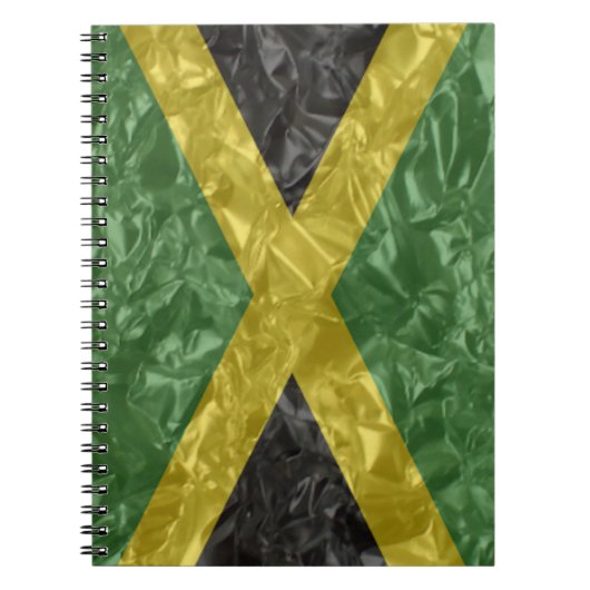 Carnet Drapeau jamaïcain - Crinké (Devant)