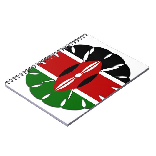 Carnet Drapeau Jambo Kenyan (Côté gauche)