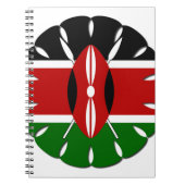 Carnet Drapeau Jambo Kenyan (Devant)