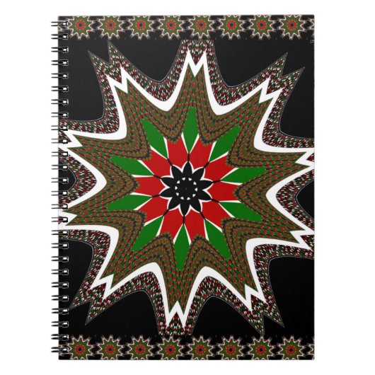 Carnet Drapeau kényan couleurs Art Imprimer/graphique (Devant)