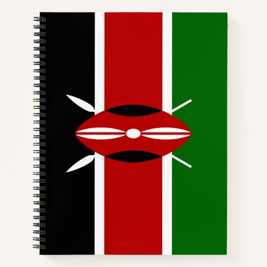 Carnet Drapeau kényan (Kenya) (Devant)