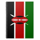 Carnet Drapeau kényan (Kenya) (Devant)