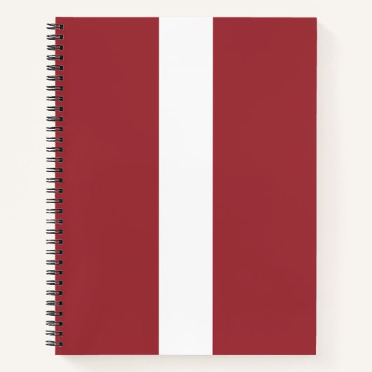 Carnet Drapeau letton (Lettonie) (Devant)