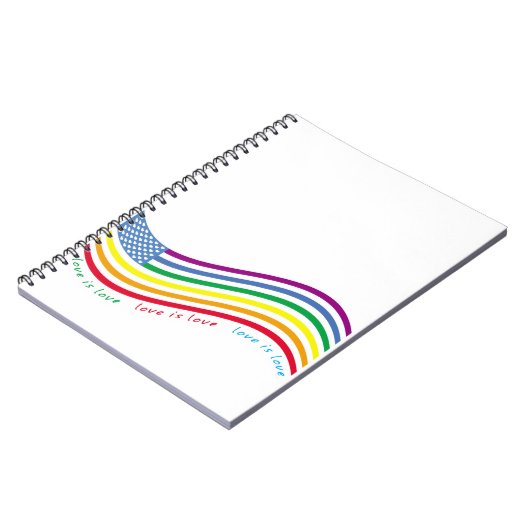 Carnet Drapeau LGBT (Côté gauche)