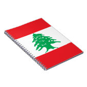 Carnet Drapeau libanais (Côté Droit)