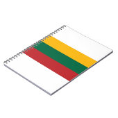 Carnet Drapeau Lituanie (Côté gauche)