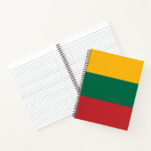 Carnet Drapeau lituanien (Intérieur)