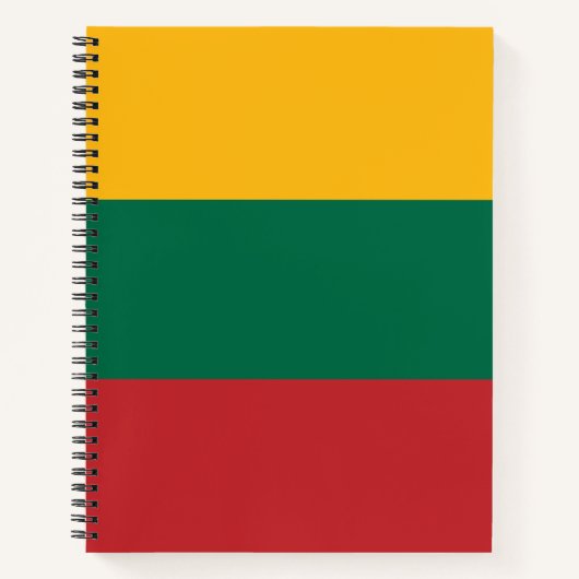 Carnet Drapeau lituanien (Devant)