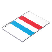 Carnet Drapeau Luxembourg (Côté gauche)