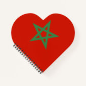 Carnet drapeau marocain (Devant)