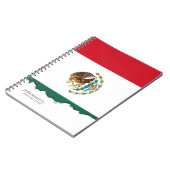 Carnet Drapeau mexicain classique (Côté gauche)