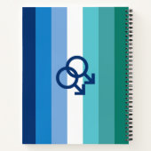 Carnet Drapeau MLM Gay Male Pride (Dos)