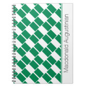 CARNET DRAPEAU NIGÉRIA CUSTOMISÉ (Devant)