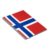 Carnet Drapeau norvégien personnalisé (drapeau Norske) (Côté Droit)
