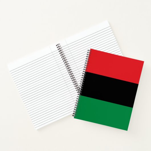 Carnet Drapeau panafricain (Intérieur)